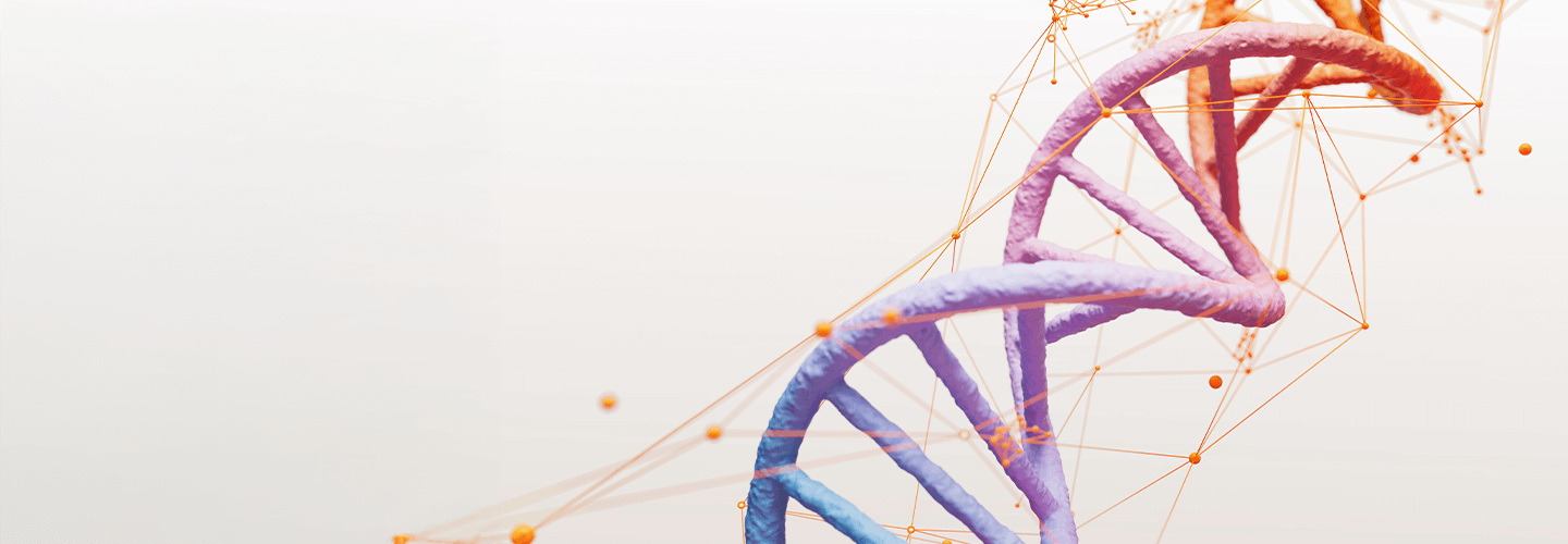 Pink cells on black background